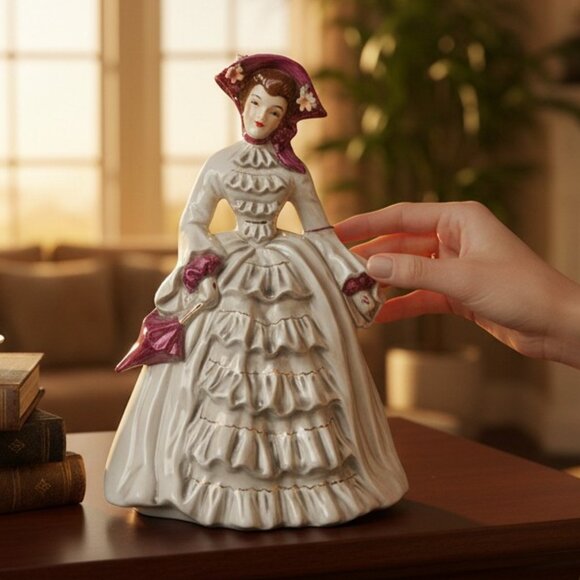 Timeless Grace: The VTG Florence Ceramics 'Charmaine' Lady Figurine in Edwardian